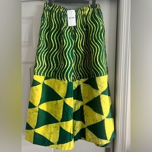 Dye Lab women’s multiprint culottes, size L